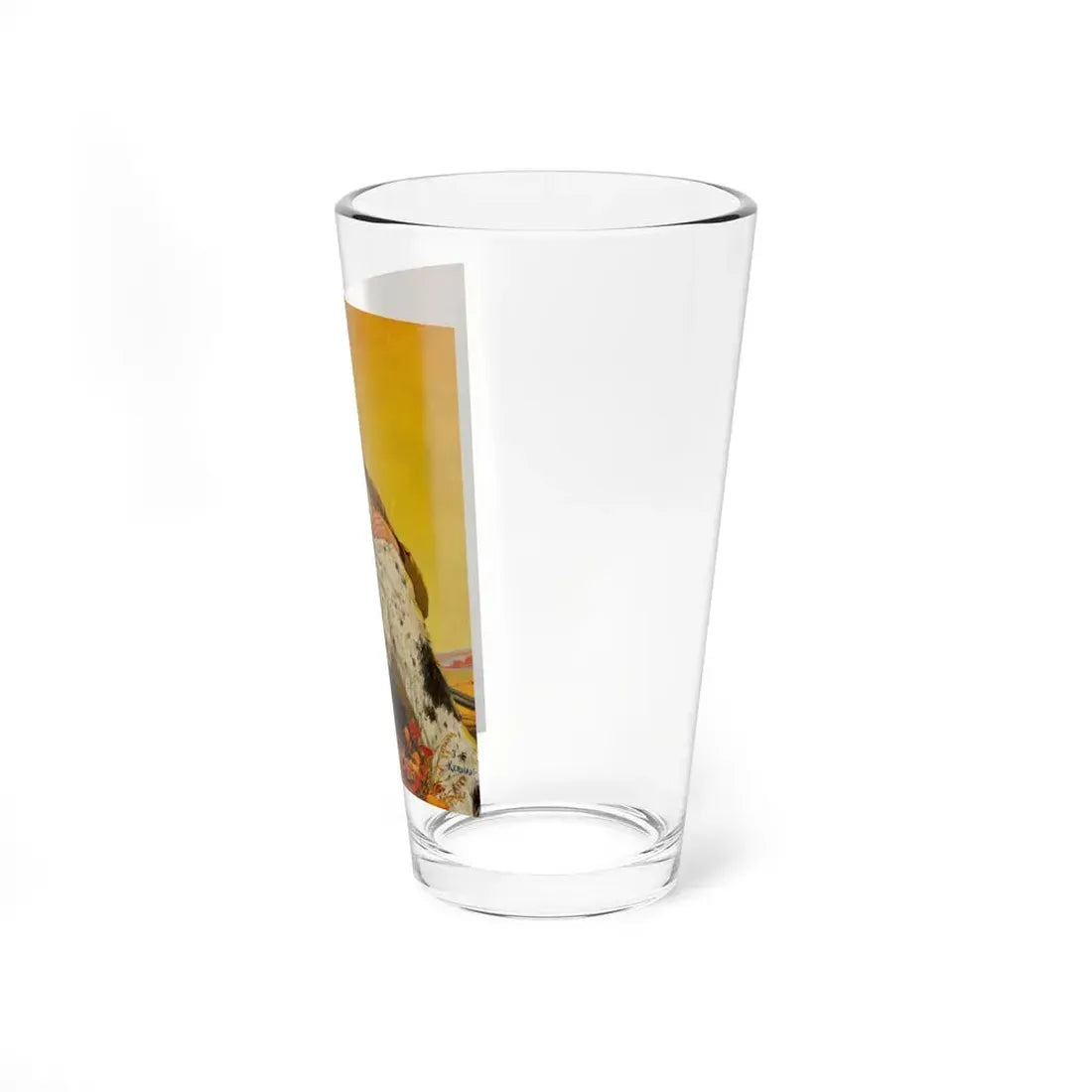 Hunter with Dogs, Outdoor Life Magazine cover, November 1934 - Pint Glass 16oz - Go Mug Yourself