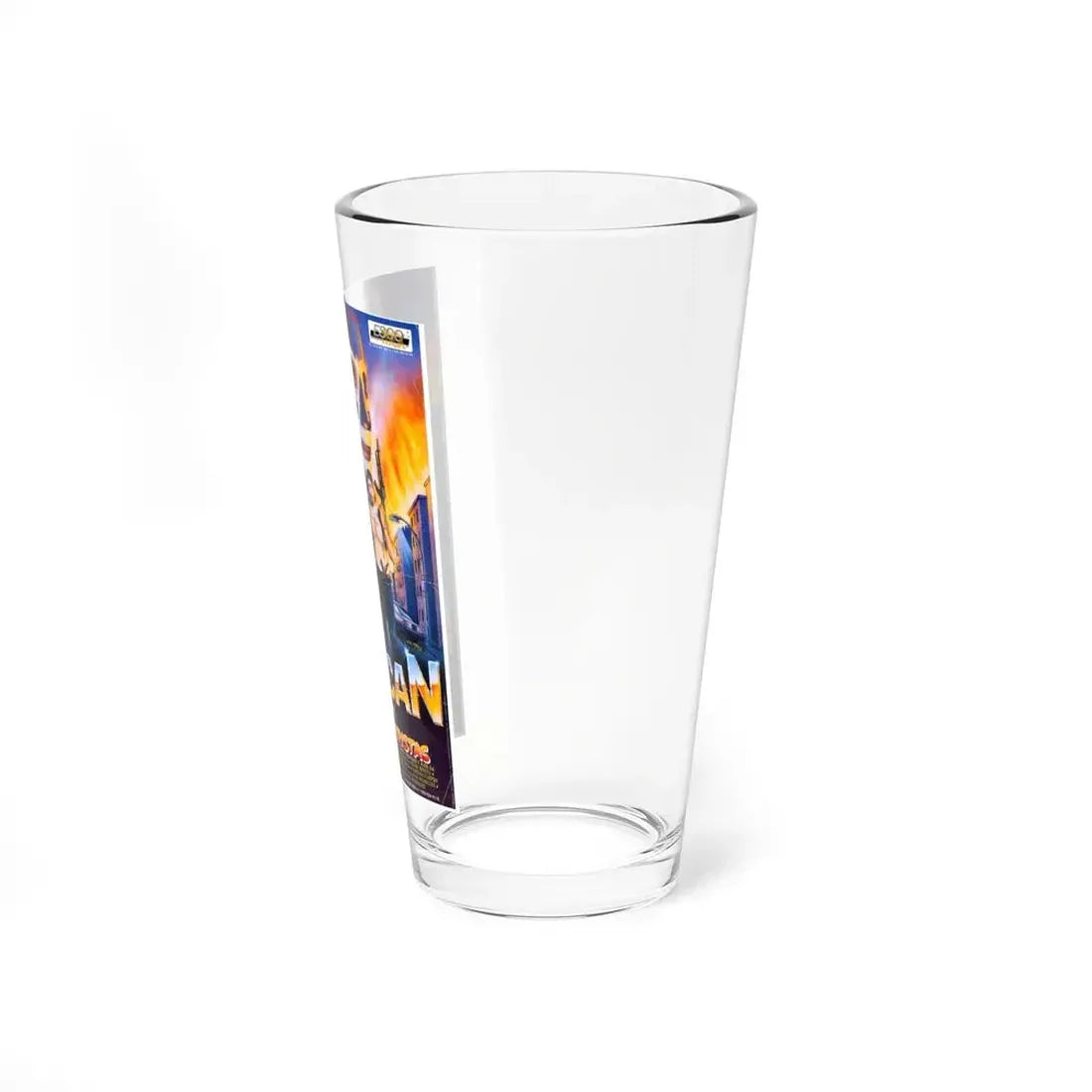 HURACAN VS THE TERRORISTS 1989 Movie Poster - Pint Glass 16oz - Go Mug Yourself