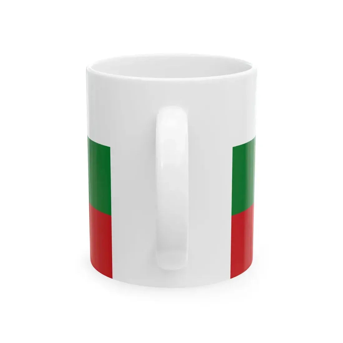 Hybrid flag of Belarus 1918 1991-1995 and 2012- (Belarus) White Coffee Mug - Go Mug Yourself