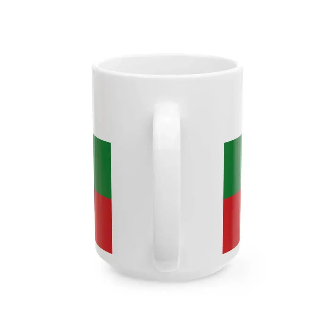 Hybrid flag of Belarus 1918 1991-1995 and 2012- (Belarus) White Coffee Mug - Go Mug Yourself