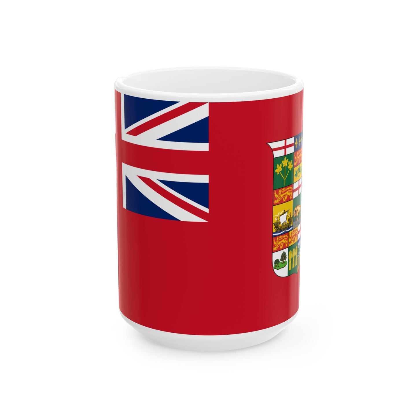 Hypothetical Current Canadian Red Ensign (Canada) White Coffee Mug-15oz-Go Mug Yourself