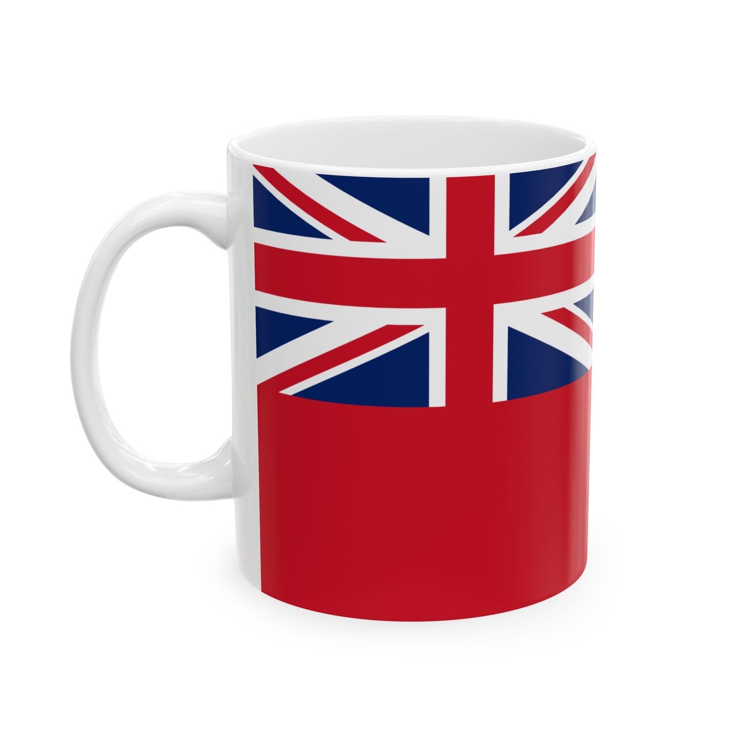 Hypothetical Current Canadian Red Ensign (Canada) White Coffee Mug-Go Mug Yourself