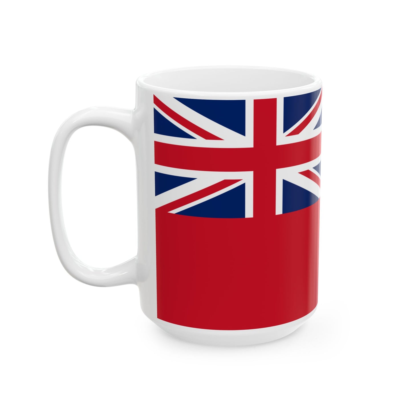 Hypothetical Current Canadian Red Ensign (Canada) White Coffee Mug-Go Mug Yourself