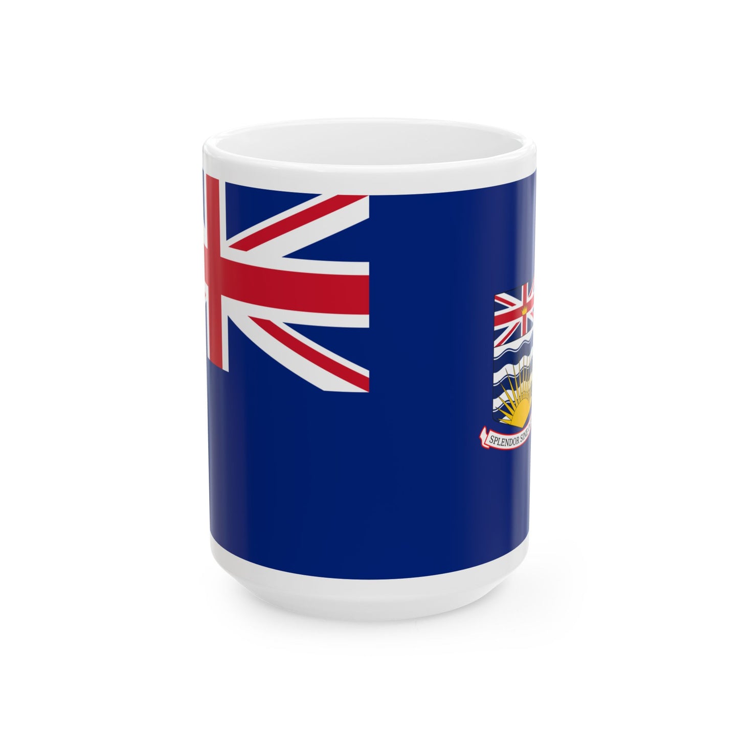 Hypothetical flag of British Columbia 1906-1960 (Canada) White Coffee Mug-15oz-Go Mug Yourself