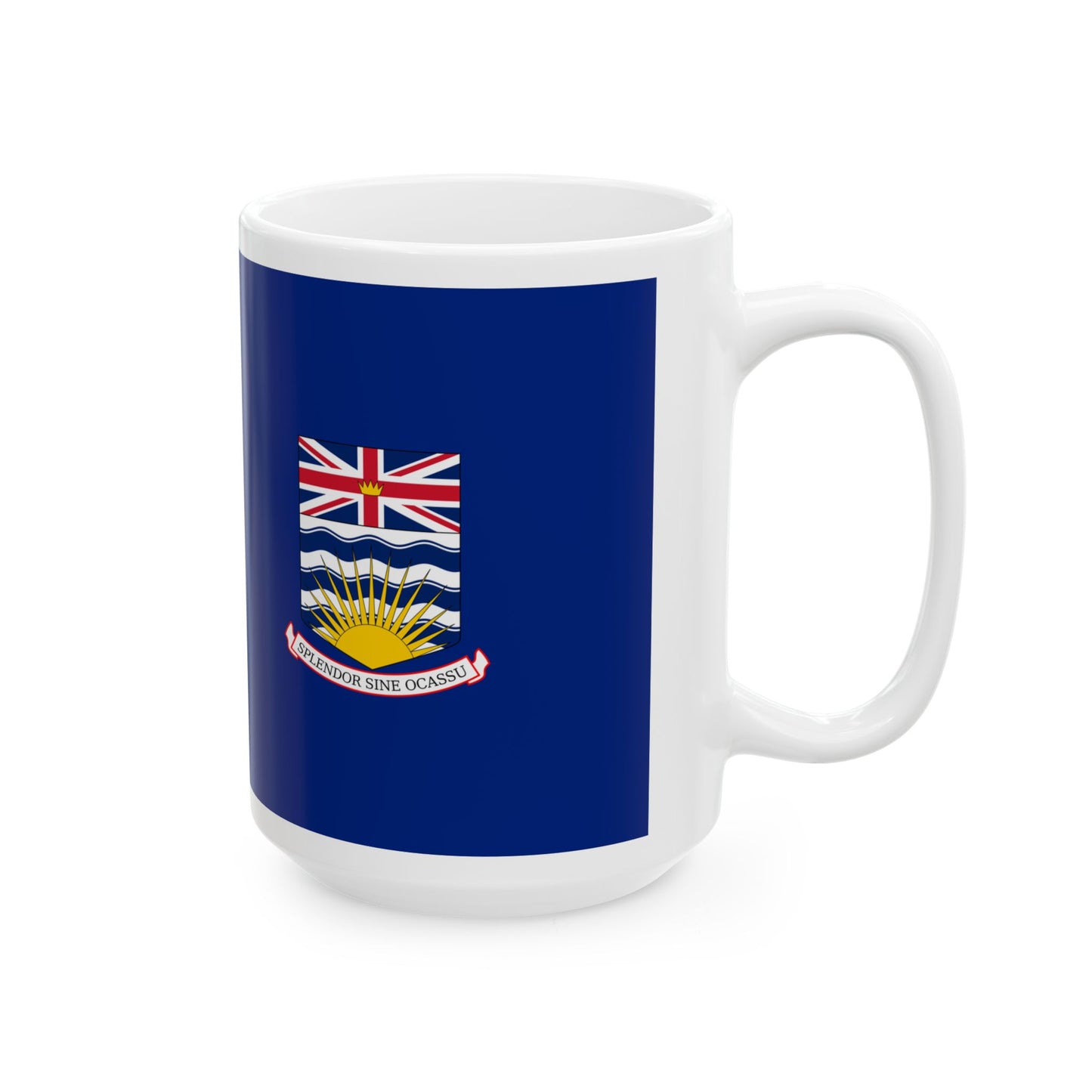 Hypothetical flag of British Columbia 1906-1960 (Canada) White Coffee Mug-Go Mug Yourself