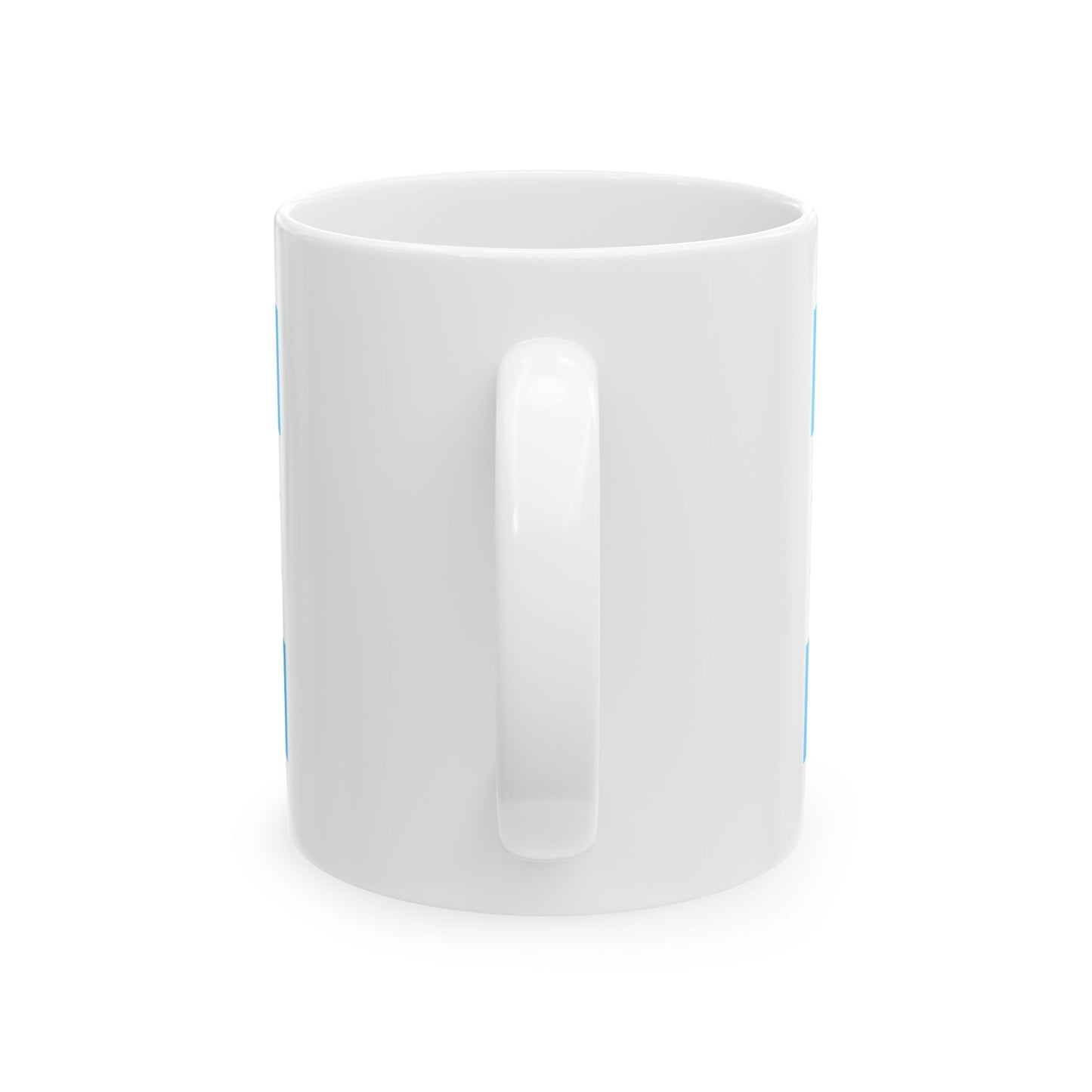 Hypothetical flag of Chicago Illinois (United States) White Coffee Mug-Go Mug Yourself
