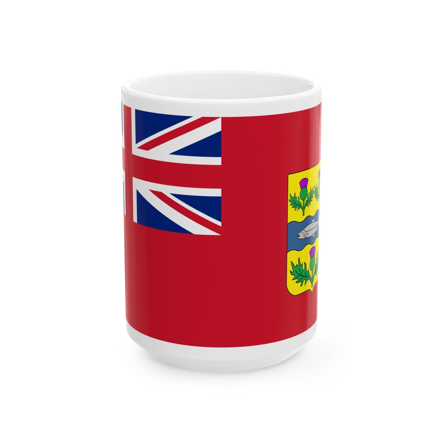 Hypothetical flag of Nova Scotia 1868-1929 (Canada) White Coffee Mug-15oz-Go Mug Yourself