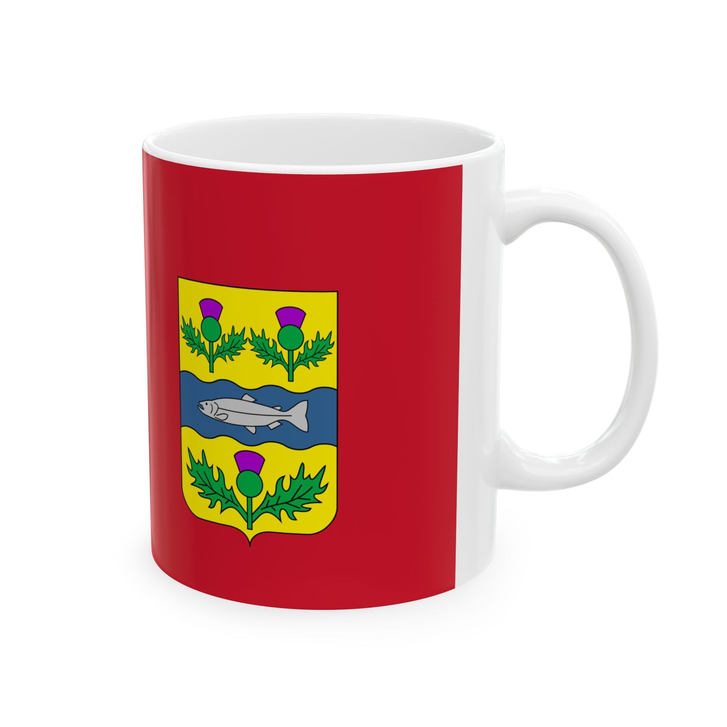 Hypothetical flag of Nova Scotia 1868-1929 (Canada) White Coffee Mug-Go Mug Yourself