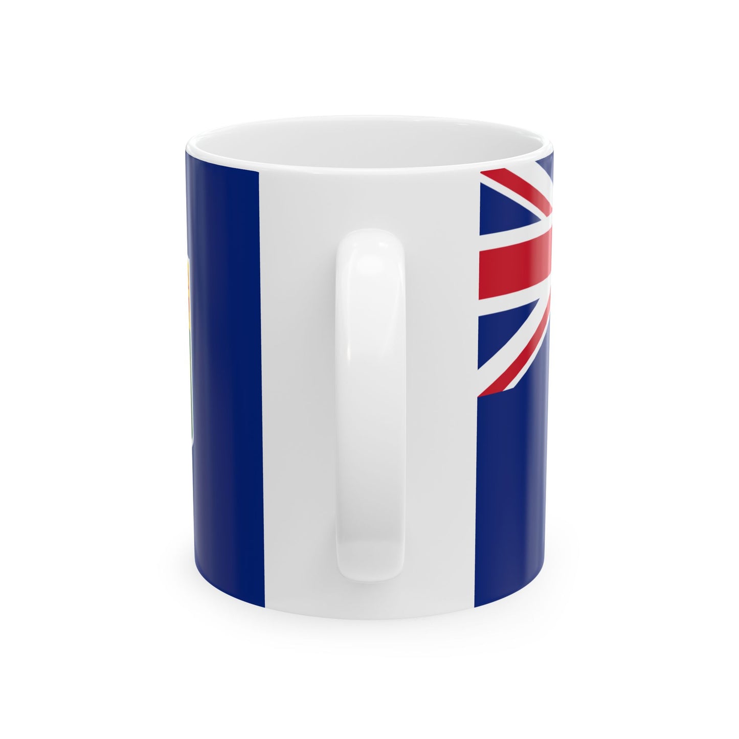Hypothetical Saskatchewan Blue Ensign (Canada) White Coffee Mug-Go Mug Yourself