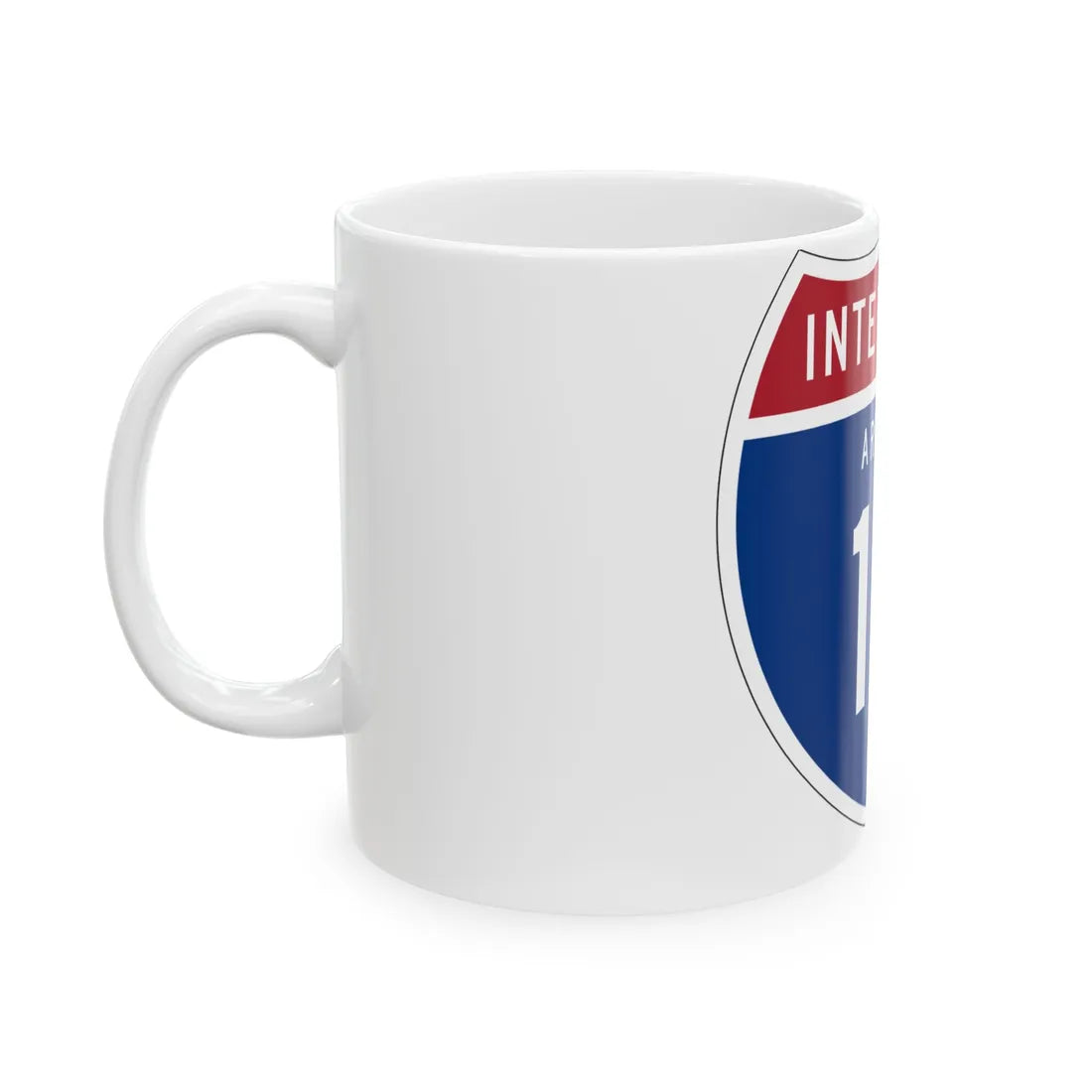 I-10 AZ 1957 (Arizona) (Road Sign) White Coffee Mug - Go Mug Yourself