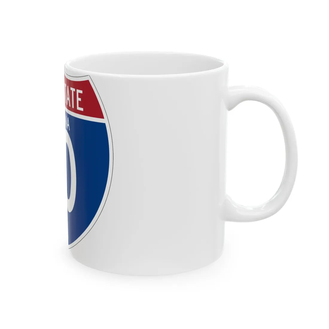 I-10 AZ (Arizona) (Road Sign) White Coffee Mug - Go Mug Yourself