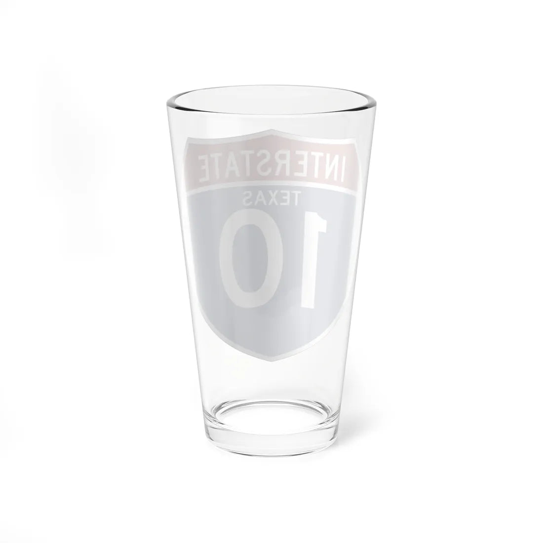 I-10 TX (Texas) (Road Sign) Pint Glss 16oz - Go Mug Yourself
