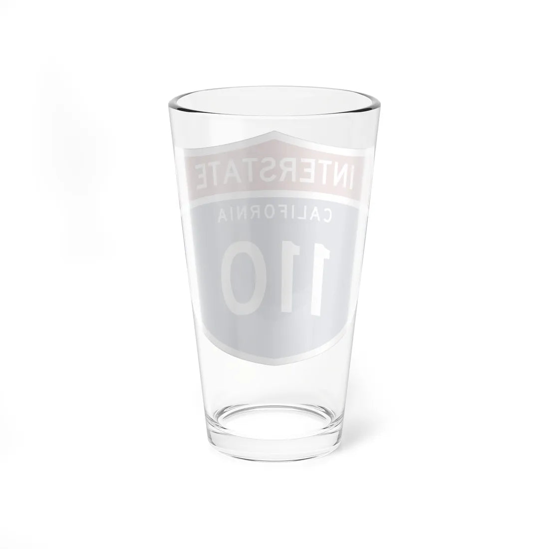 I-110 CA (California) (Road Sign) Pint Glss 16oz - Go Mug Yourself