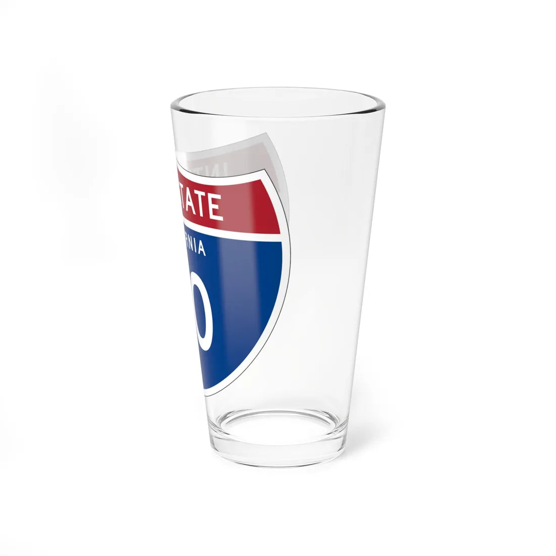 I-110 CA (California) (Road Sign) Pint Glss 16oz - Go Mug Yourself