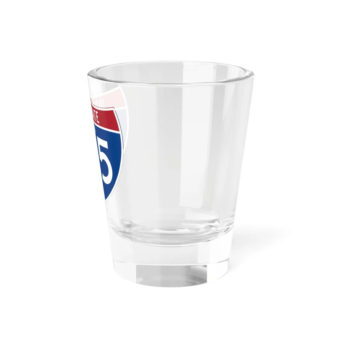 I-135 KS (Kansas) (Road Sign) Shot Glass 1.5oz - Go Mug Yourself