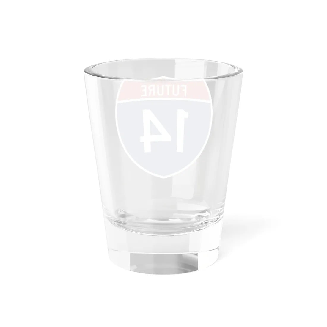 I-14 Future (Louisiana) (Road Sign) Shot Glass 1.5oz - Go Mug Yourself