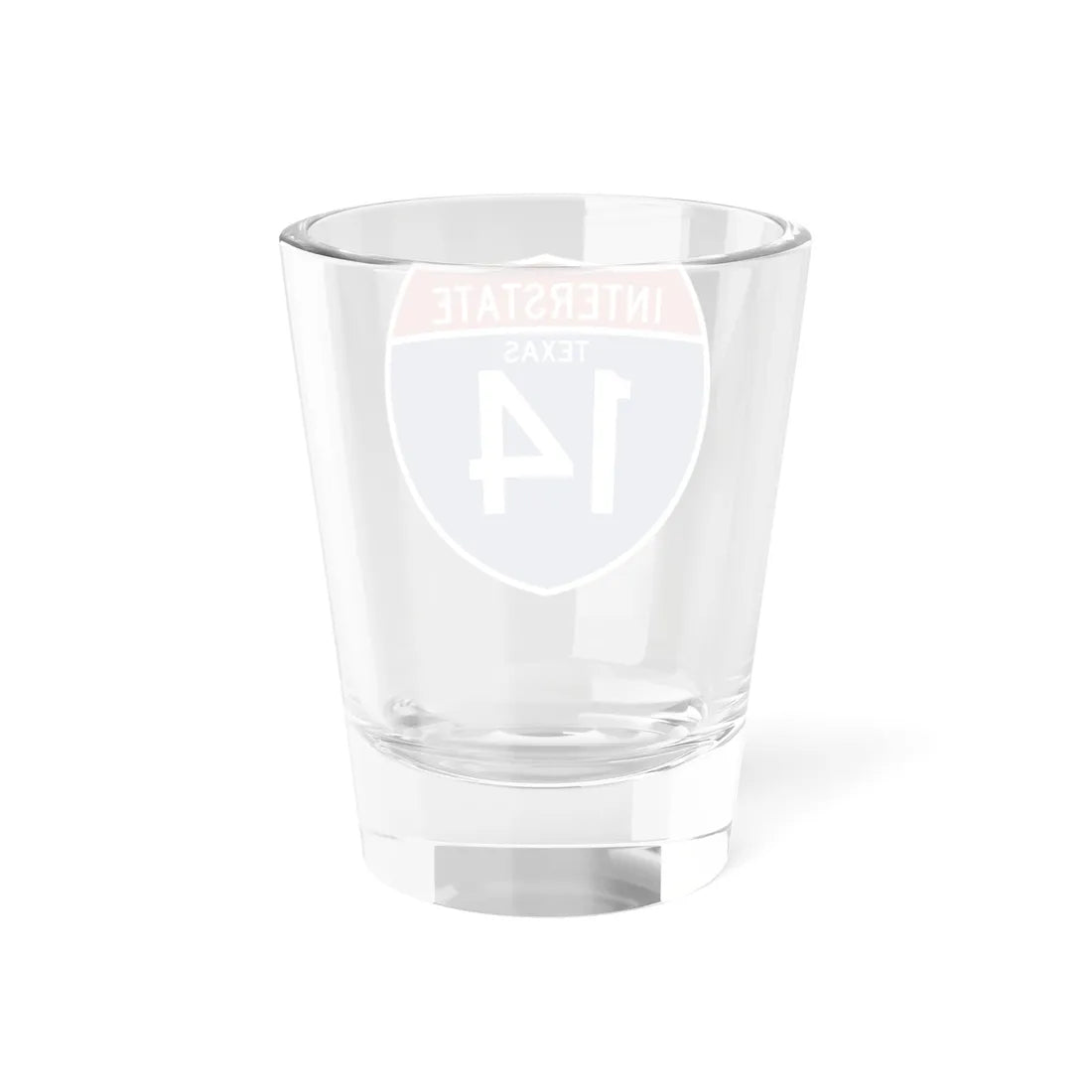 I-14 TX (Texas) (Road Sign) Shot Glass 1.5oz - Go Mug Yourself