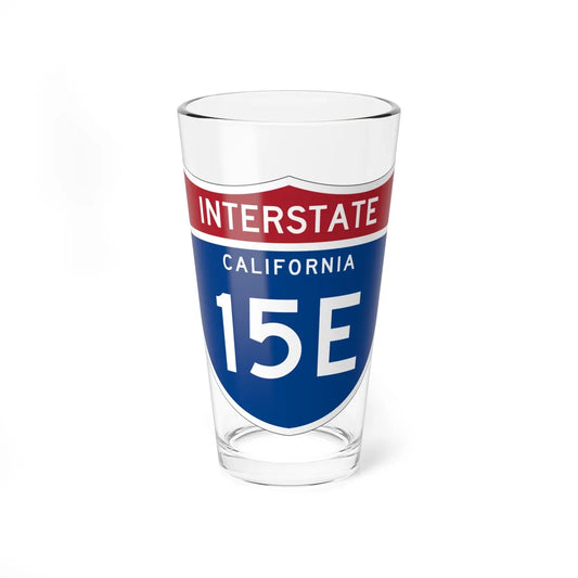 I-15E CA (California) (Road Sign) Pint Glss 16oz 16oz - Go Mug Yourself