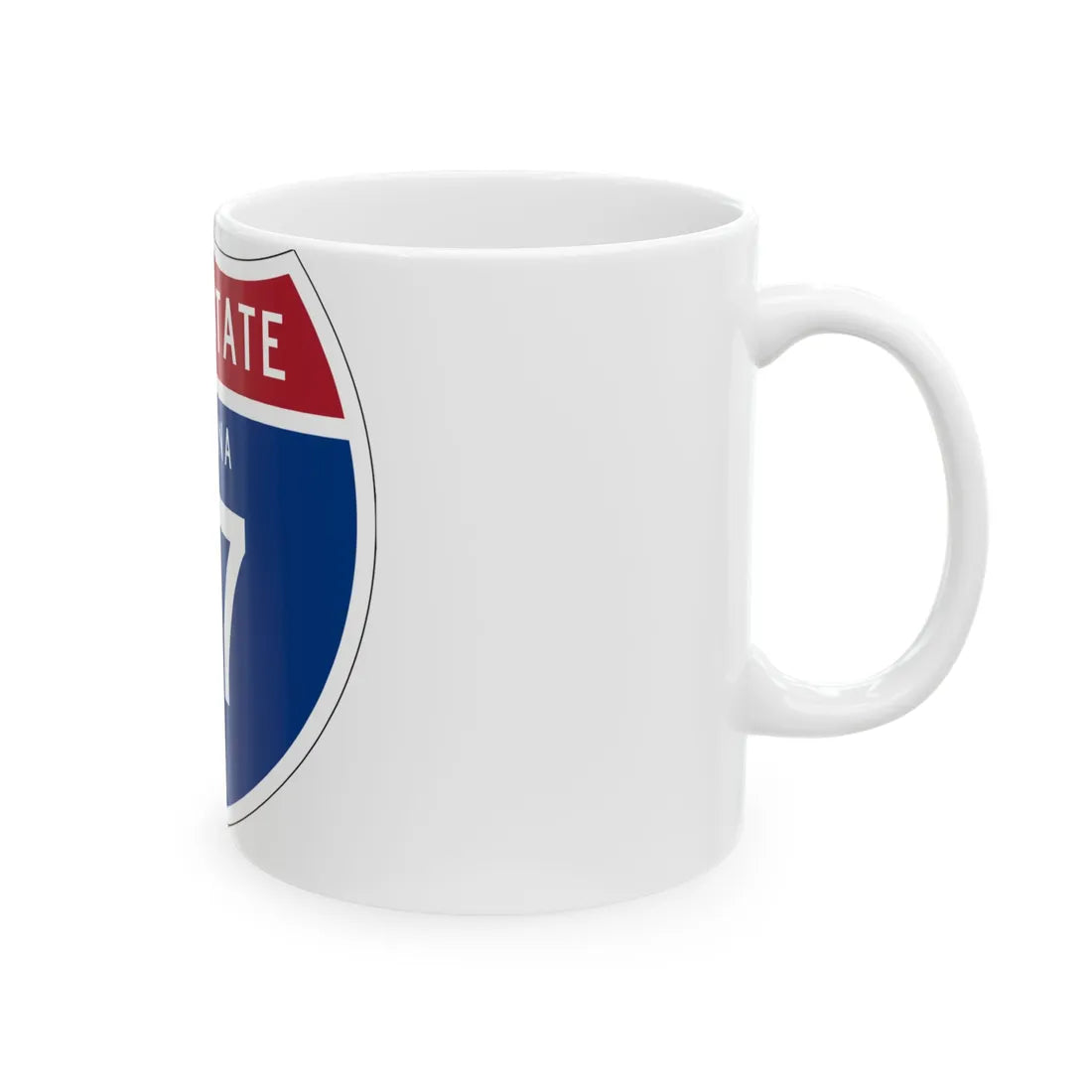 I-17 AZ 1957 (Arizona) (Road Sign) White Coffee Mug - Go Mug Yourself