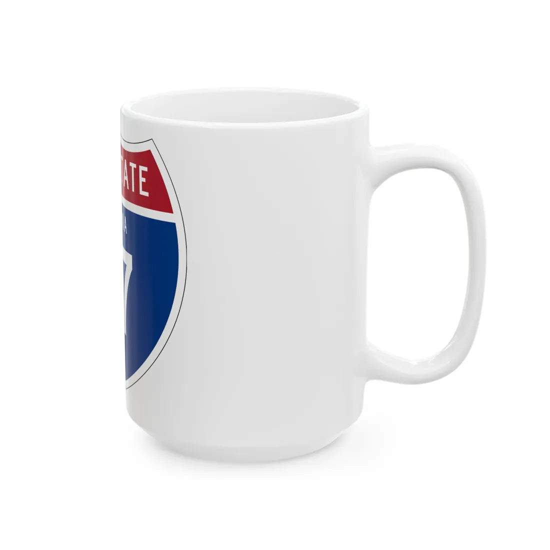 I-17 AZ 1957 (Arizona) (Road Sign) White Coffee Mug - Go Mug Yourself