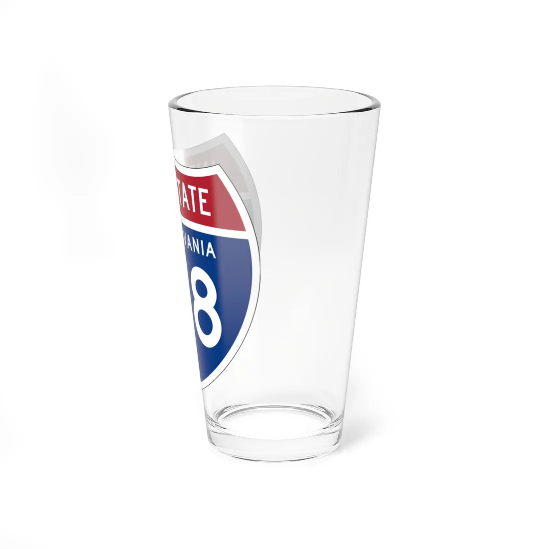I-178 PA 1957 (Pennsylvania) (Road Sign) Pint Glss 16oz - Go Mug Yourself