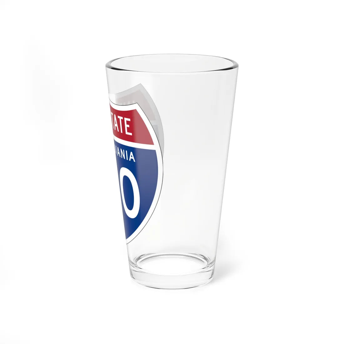 I-180 PA 1957 (Pennsylvania) (Road Sign) Pint Glss 16oz - Go Mug Yourself