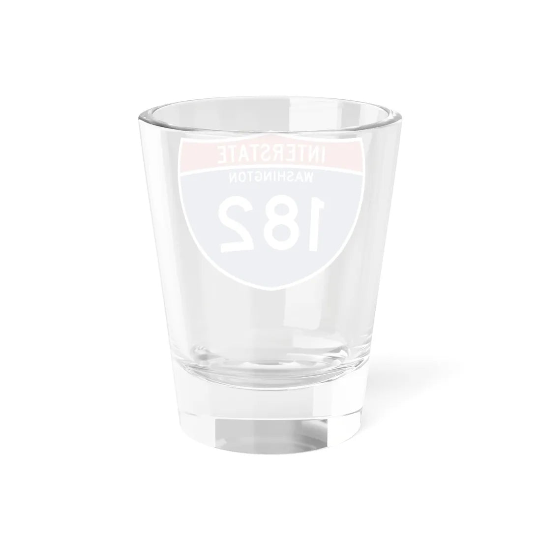 I-182 WA Metric (Washington) (Road Sign) Shot Glass 1.5oz - Go Mug Yourself