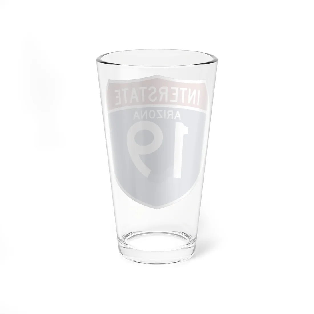 I-19 AZ (Arizona) (Road Sign) Pint Glss 16oz - Go Mug Yourself