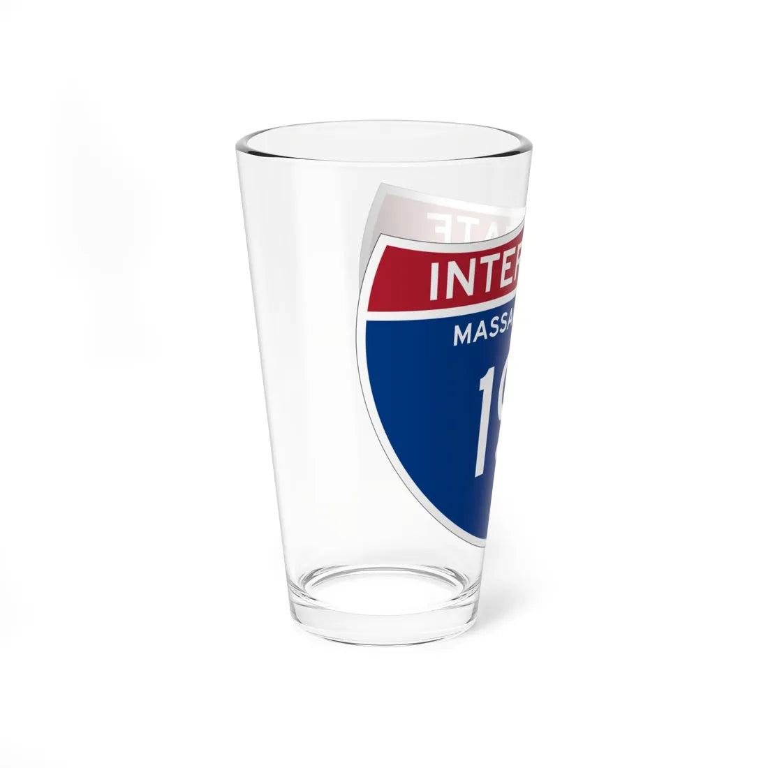 I-195 MA (Massachusetts) (Road Sign) Pint Glss 16oz - Go Mug Yourself