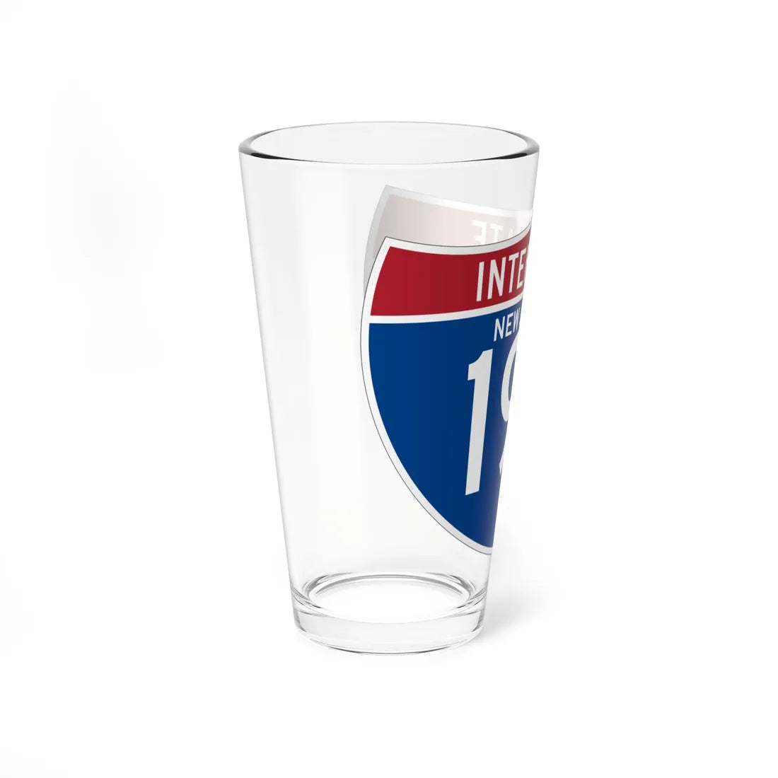 I-195 NJ (New Jersey) (Road Sign) Pint Glss 16oz - Go Mug Yourself