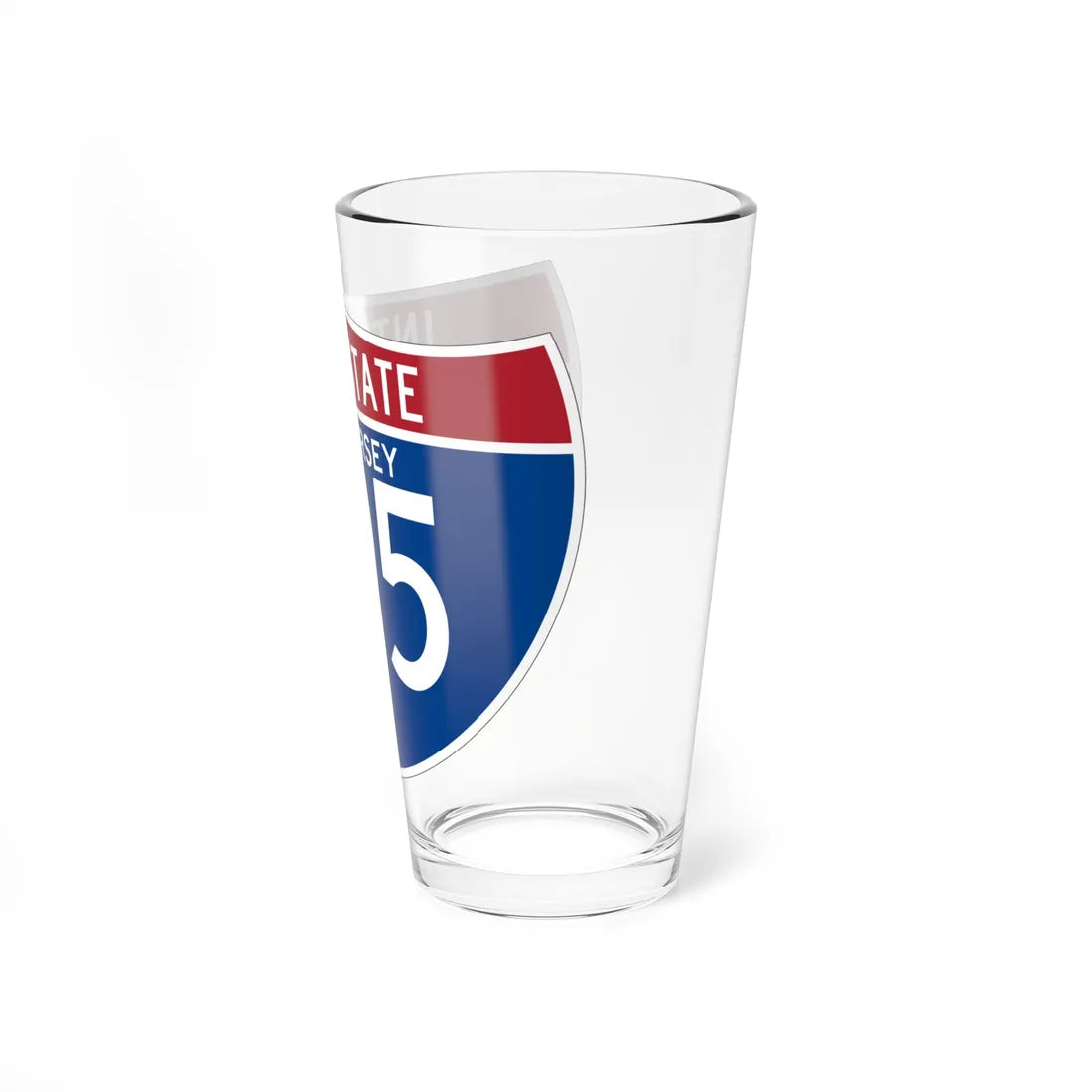I-195 NJ (New Jersey) (Road Sign) Pint Glss 16oz - Go Mug Yourself