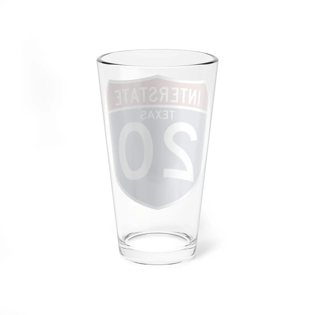 I-20 TX (Texas) (Road Sign) Pint Glss 16oz - Go Mug Yourself