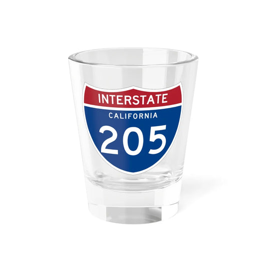 I-205 CA (California) (Road Sign) Shot Glass 1.5oz 1.5oz - Go Mug Yourself