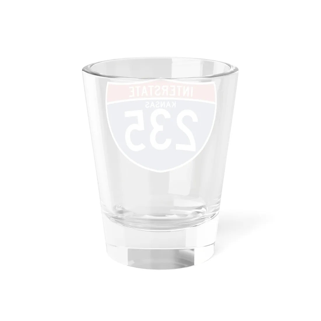 I-235 KS (Kansas) (Road Sign) Shot Glass 1.5oz - Go Mug Yourself