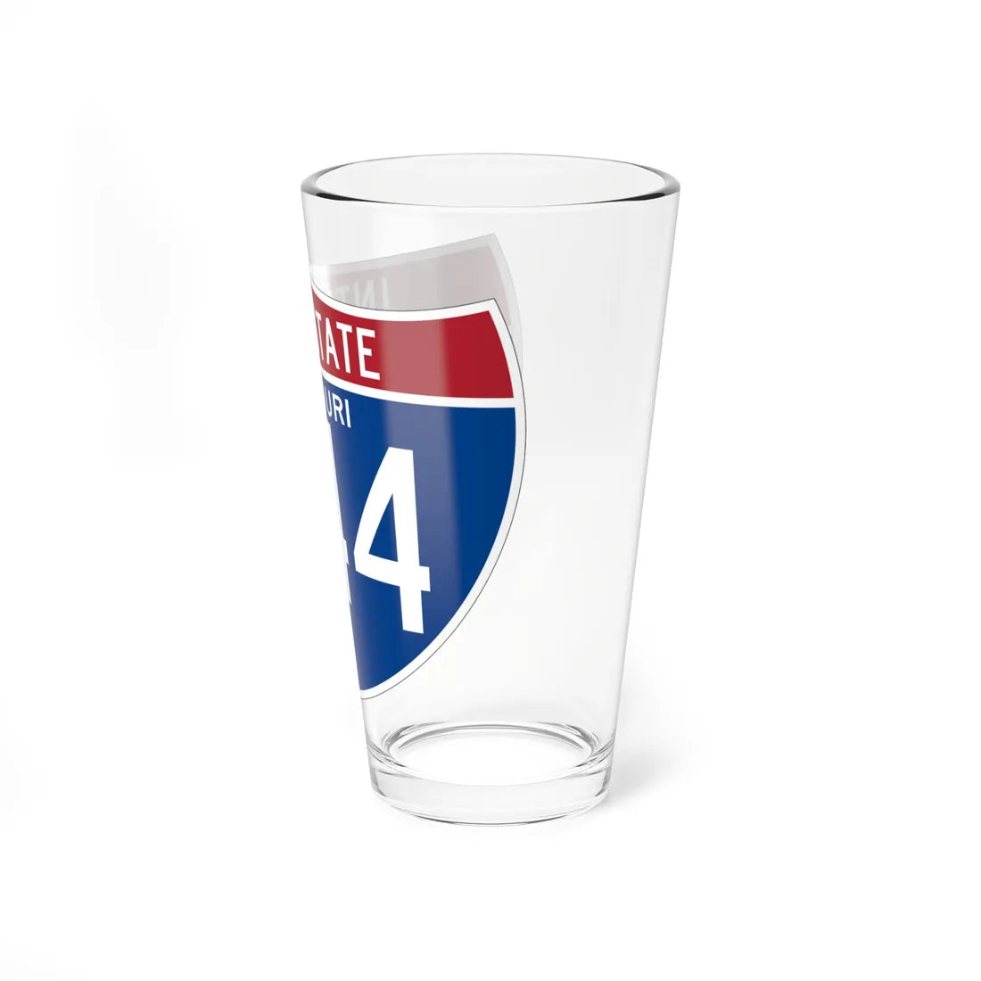 I-244 MO (Missouri) (Road Sign) Pint Glss 16oz - Go Mug Yourself