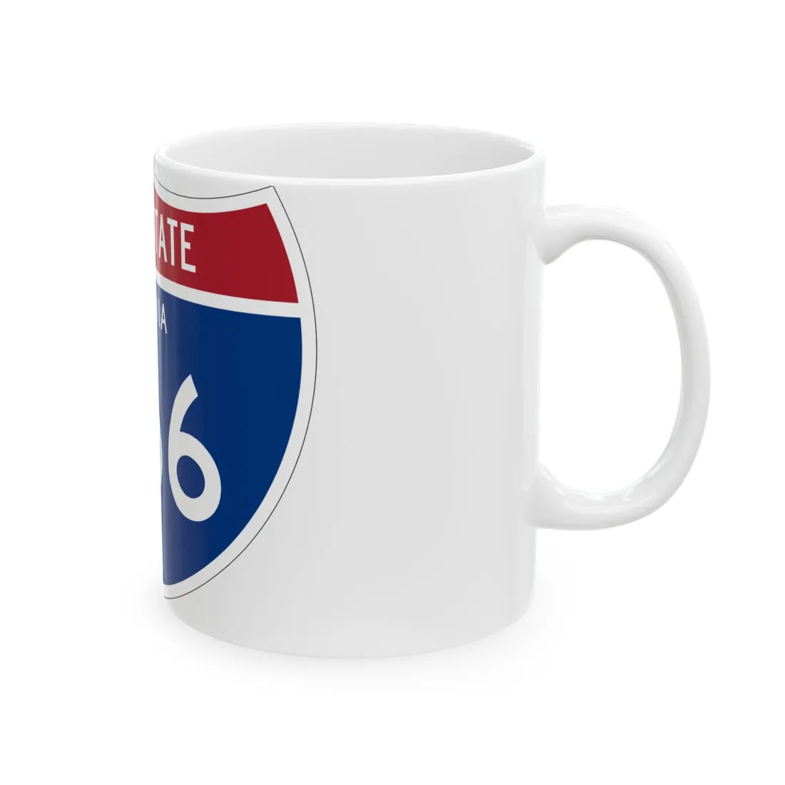 I-266 VA 1961 (Virginia) (Road Sign) White Coffee Mug - Go Mug Yourself