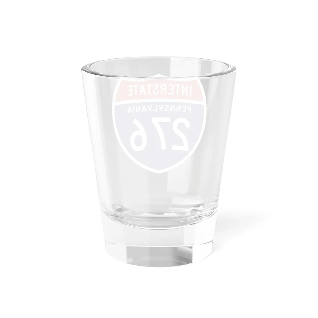 I-276 PA 1957 (Pennsylvania) (Road Sign) Shot Glass 1.5oz - Go Mug Yourself
