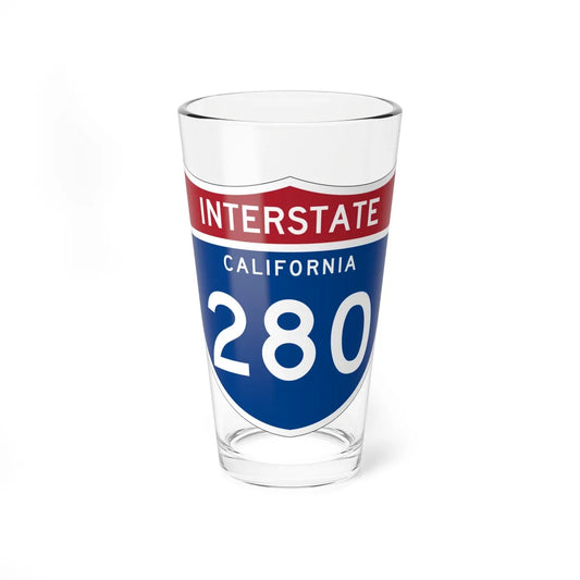 I-280 CA (California) (Road Sign) Pint Glss 16oz 16oz - Go Mug Yourself