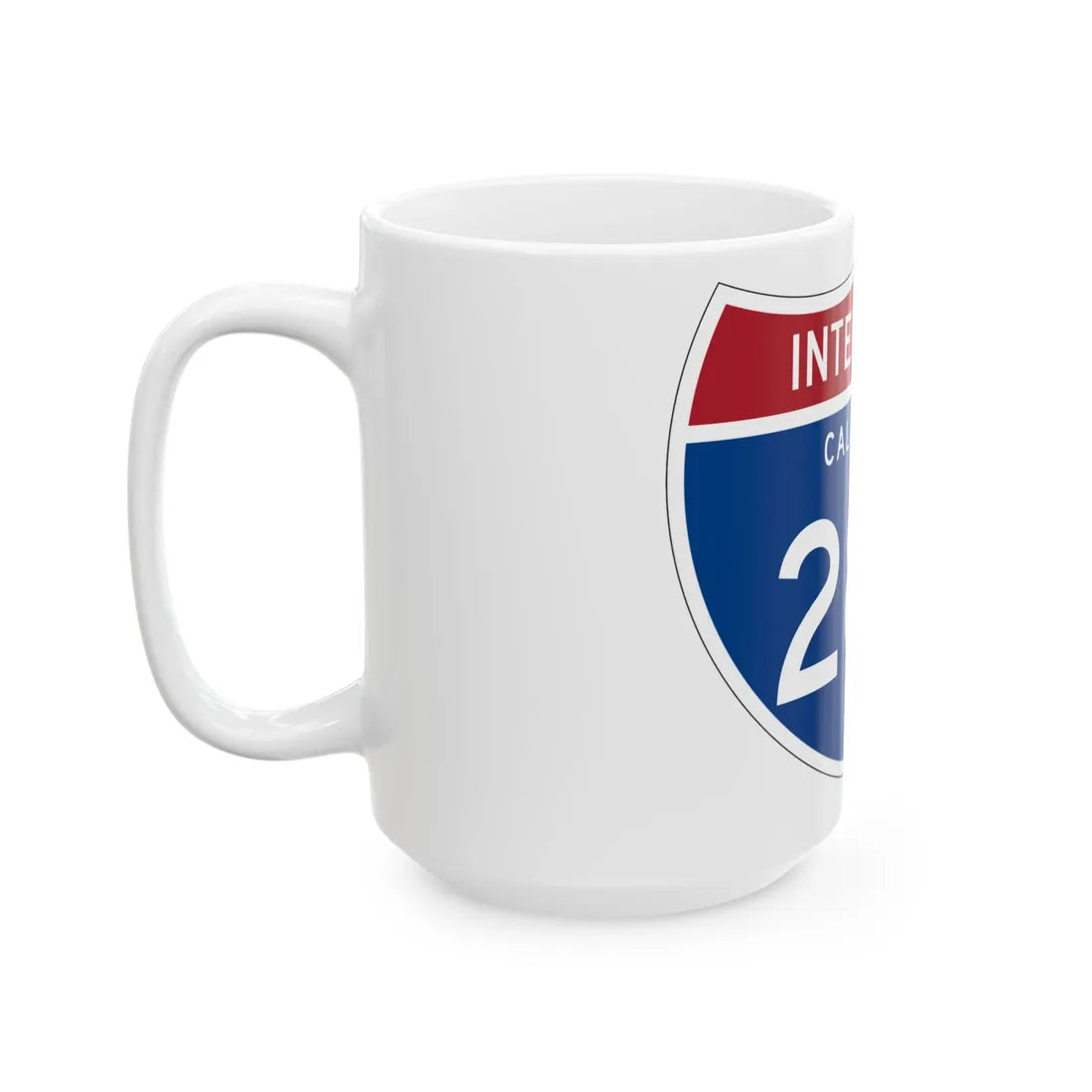 I-280 CA (California) (Road Sign) White Coffee Mug - Go Mug Yourself