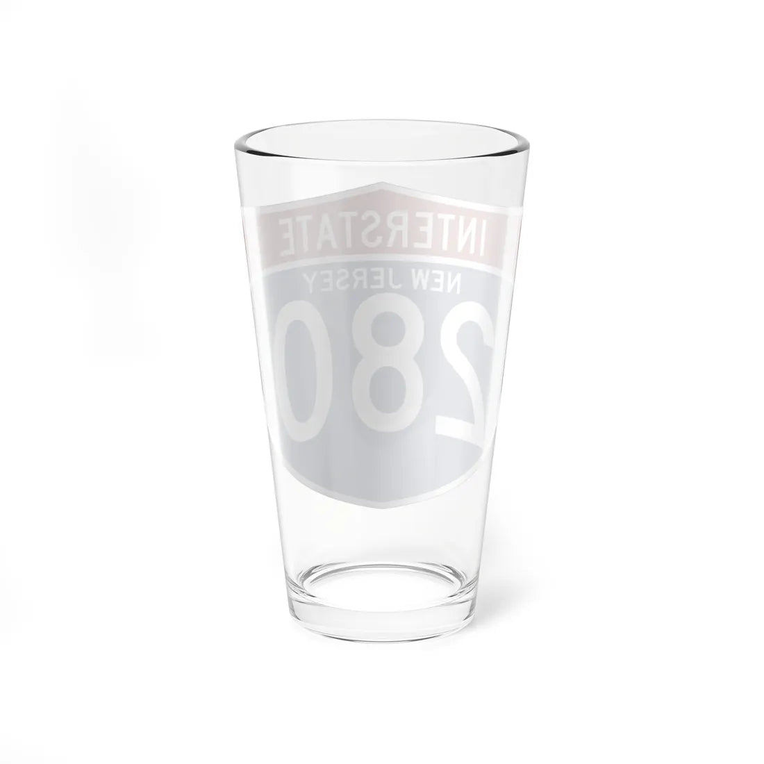 I-280 NJ (New Jersey) (Road Sign) Pint Glss 16oz - Go Mug Yourself