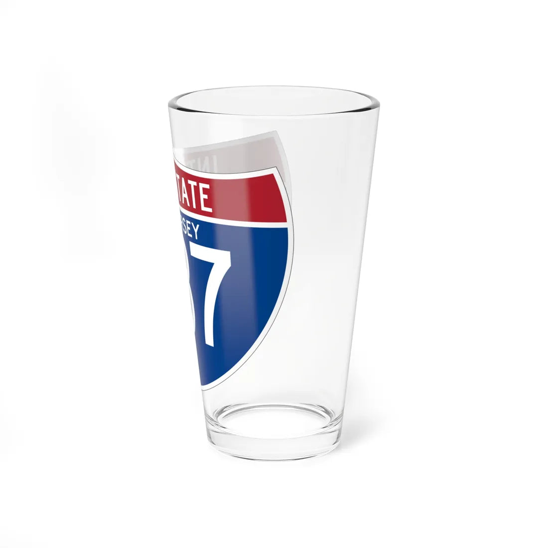 I-287 NJ (New Jersey) (Road Sign) Pint Glss 16oz - Go Mug Yourself