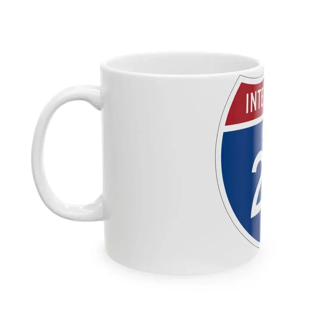 I-29 IA 1957 (Iowa) (Road Sign) White Coffee Mug - Go Mug Yourself