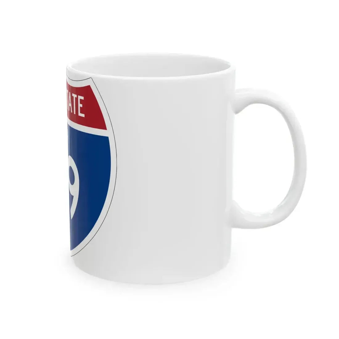 I-29 IA 1957 (Iowa) (Road Sign) White Coffee Mug - Go Mug Yourself