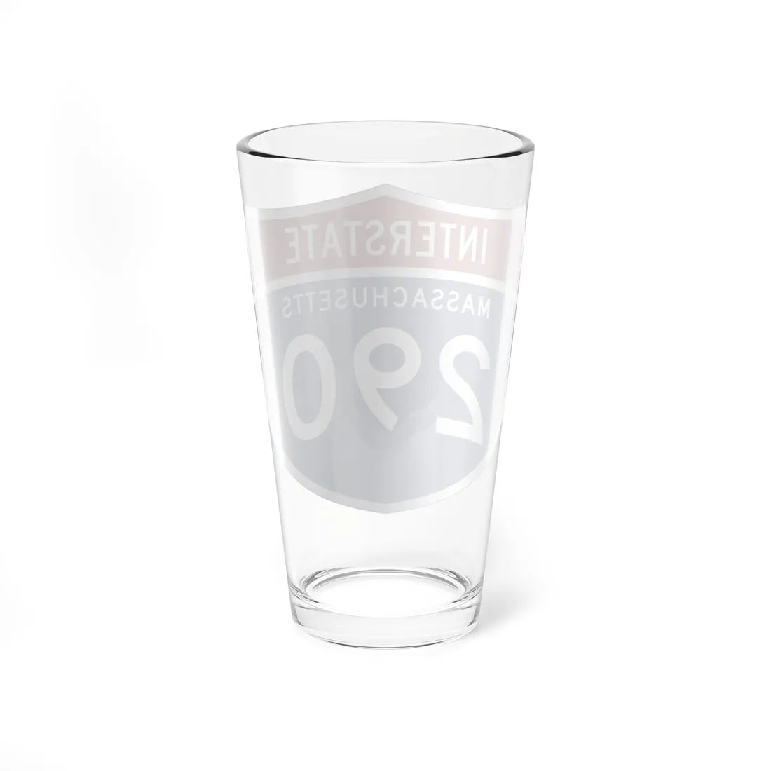 I-290 MA 1961 (Massachusetts) (Road Sign) Pint Glss 16oz - Go Mug Yourself