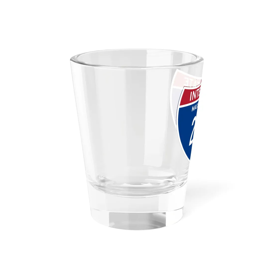 I-295 MA (Massachusetts) (Road Sign) Shot Glass 1.5oz - Go Mug Yourself