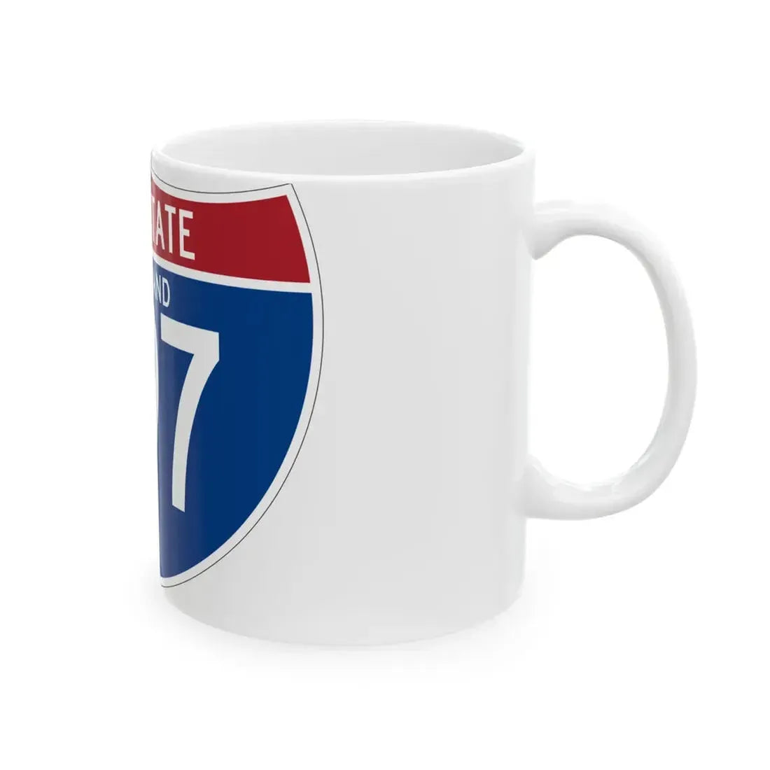 I-297 MD (Maryland) (Road Sign) White Coffee Mug - Go Mug Yourself
