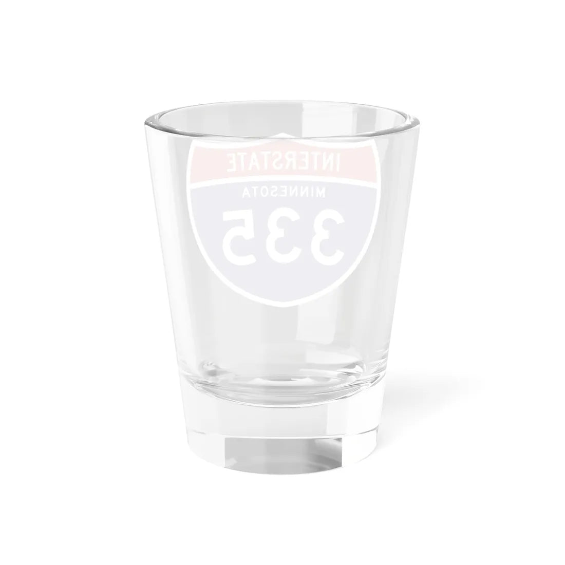 I-335 MN 1961 (Minnesota) (Road Sign) Shot Glass 1.5oz - Go Mug Yourself