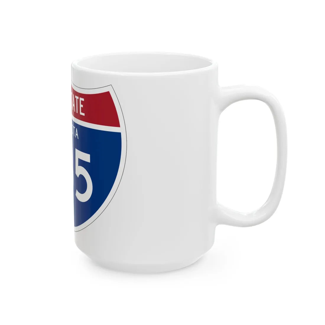 I-335 MN 1961 (Minnesota) (Road Sign) White Coffee Mug - Go Mug Yourself
