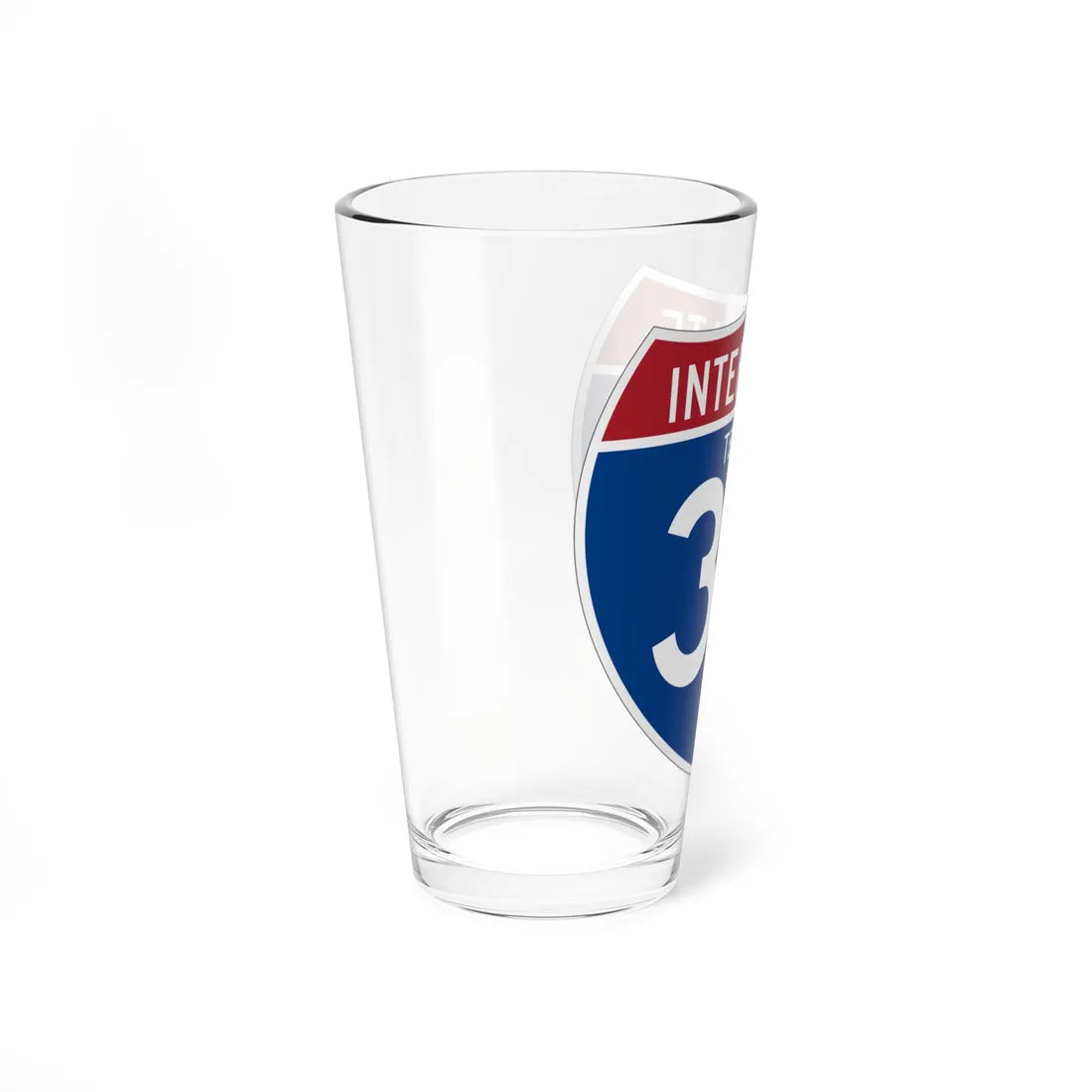 I-37 TX (Texas) (Road Sign) Pint Glss 16oz - Go Mug Yourself