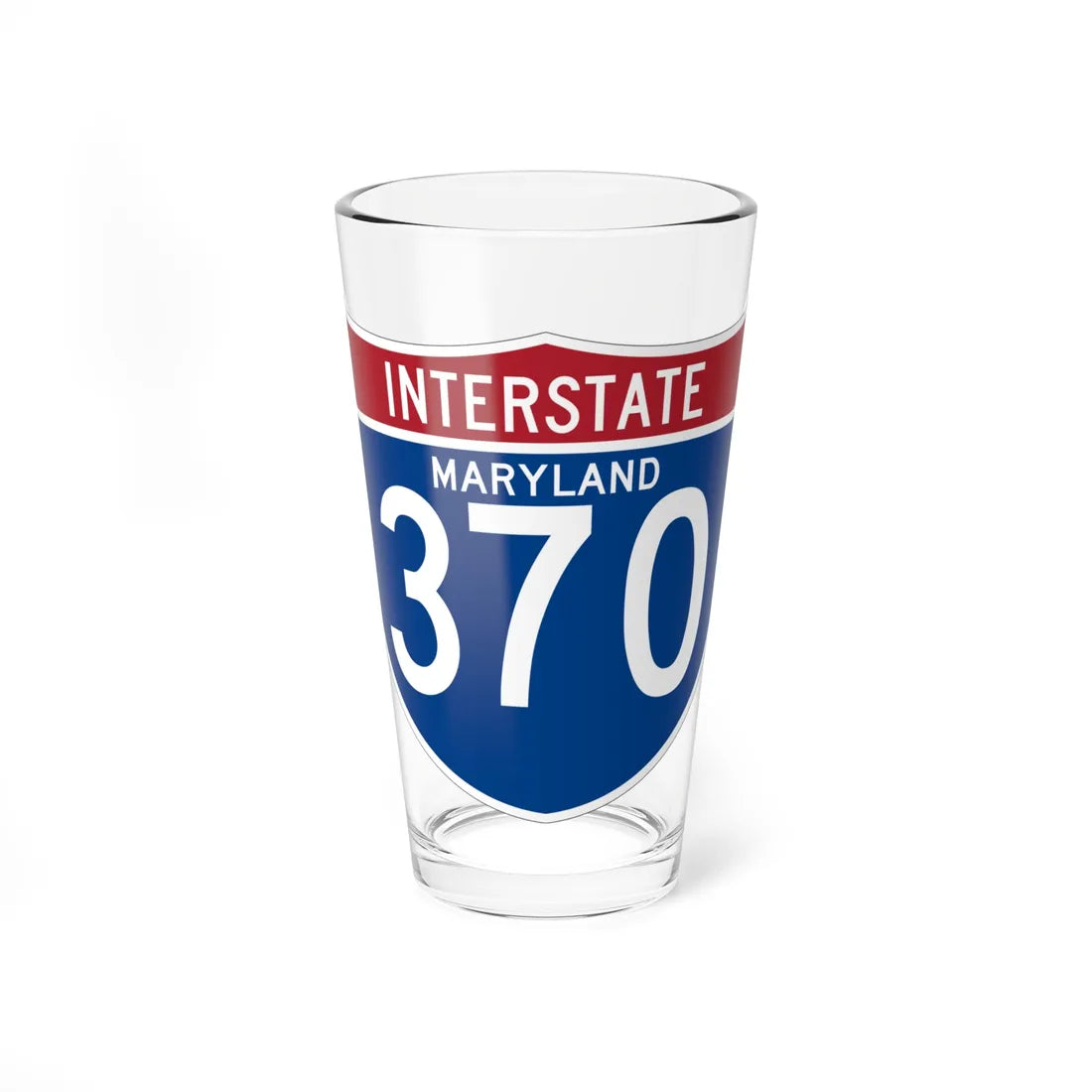 I-370 MD (Maryland) (Road Sign) Pint Glss 16oz 16oz - Go Mug Yourself